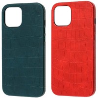Уцінка Шкіряний чохол Croco Leather для Apple iPhone 13 (6.1