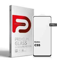 Захисне скло ArmorStandart Pro для Realme C55 Black (ARM67931)