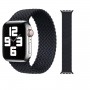 Тканевый монобраслет STR Braided Solo Loop (OEM) for Apple Watch 38/40/41 mm (Размер S) - Charcoal