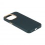 Чохол Leather Case Gold Buttons для iPhone 13 Pro