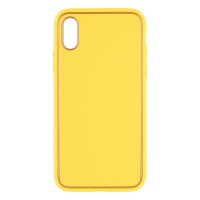 Чохол Leather Gold with Frame without Logo для iPhone X/Xs