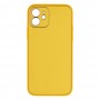 Чохол Leather Gold with Frame without Logo для iPhone 12