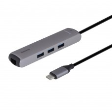 Хаб Baseus PD to 3USB / HDMI 4K / LAN CAHUB-J