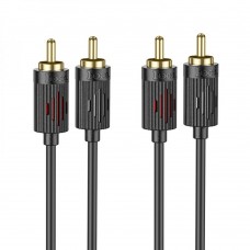 Кабель Aux Hoco UPA29 dual RCA to dual RCA 1.5m