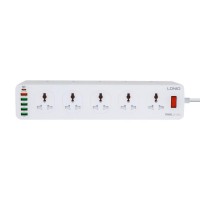 Мережевий Подовжувач LDNIO SC10610 (10 ports / 1PD / 1QC3.0 / 4 USB / 2m)