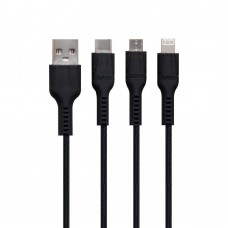 Кабель USB Hoco U31 Benay 3 in 1 Сharging