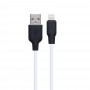 Кабель USB Hoco X21 Plus Silicone Lightning 0.25m