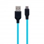 Кабель USB Hoco X21 Plus Silicone Micro 0.25m