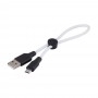 Кабель USB Hoco X21 Plus Silicone Micro 0.25m