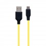 Кабель USB Hoco X21 Plus Silicone Micro 0.25m