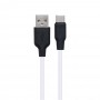 Кабель USB Hoco X21 Plus Silicone Type-C 0.25m