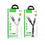 Кабель USB Hoco U115 Transparent 100W With Display Type-C to Type-C 1.2m