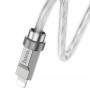 Кабель USB Hoco U113 Solid PD20W Silicone Type-C to Lightning