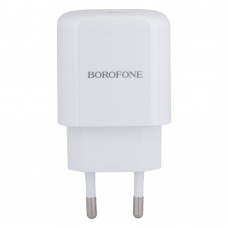 Мережевий Зарядний Пристрій Borofone BN3 Premium PD 20W Type-C to Lightning QC3.0