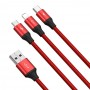 Кабель Baseus Rapid 3-in-1 USB to Micro / Lightning / Type-C 3.5A 1.2m CAJS0000