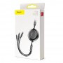 Кабель Baseus Golden Loop 3-in-1 USB to Micro / Lightning / Type-C 3.5A 1.2m CAMLT-JH