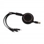 Кабель USB Baseus USB to M+L+C 1.2m 66W CAMLC-M