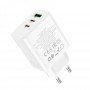 Мережевий Зарядний Пристрій Hoco C126A Pure PD+QC 40W(2C1A)