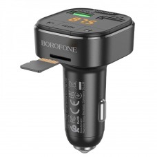 FM-трансмітер Borofone BC43 Flash QC3.0 car BT FM transmitter