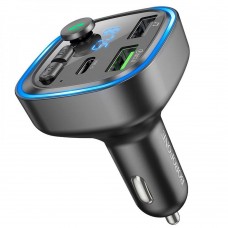 FM-трансмітер Borofone BC48 Broad QC3.0 car BT FM transmitter