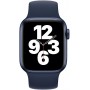 Силиконовый монобраслет STR Solo Loop for Apple Watch 41/40/38 mm (Размер L) - Black