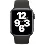 Силиконовый монобраслет STR Solo Loop for Apple Watch 41/40/38 mm (Размер L) - Black