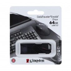 USB флеш-накопичувач 3.2 Kingston DataTraveler Exodia Onyx 64GB