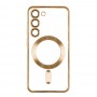 Чохол TPU Metallic Full Camera with Magsafe для Samsung Galaxy S22