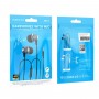 Навушники BOROFONE BM78 Blue sea metal universal earphones with mic Silver (6941991103513)