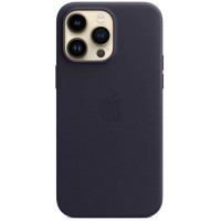 Чохол для смартфона Leather AAA Full Magsafe IC for iPhone 14 Pro Max Violet (Leat14PMViolet)