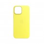 Чохол для смартфона Leather AAA Full Magsafe IC for iPhone 14 Pro Max Canary Yellow (Leat14PMCanaryYellow)