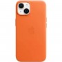 Чохол для смартфона Leather AAA Full Magsafe IC for iPhone 15 Orange (Leat15Orange)