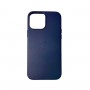 Чохол для смартфона Leather AAA Full Magsafe IC for iPhone 15 Deep Blue (Leat15DeepBlue)