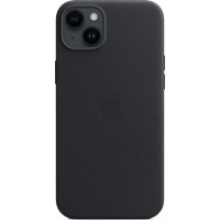 Чохол для смартфона Leather AAA Full Magsafe IC for iPhone 14 Black (Leat14Black)