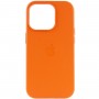 Чохол для смартфона Leather AAA Full Magsafe IC for iPhone 15 Pro Max Orange (Leat15PMOrange)