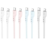 Дата кабель Hoco X97 Crystal color Type-C to Lightning 20W (1m)