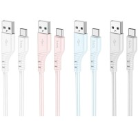 Дата кабель Hoco X97 Crystal color USB to Type-C (1m)