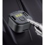 АЗП з FM-модулятором CHAROME C8 Grace FM Transmitter Black (6974324910458)