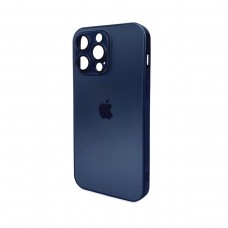 Чохол для смартфона AG Glass Matt Frame Color Logo for Apple iPhone 14 Pro Max Navy Blue (AGMattFrameiP14PMBlue)