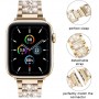 Металлический ремешок STR 3-bead Diamond Metal Band for Apple Watch 41/40/38 mm - Black