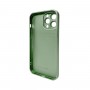 Чохол для смартфона AG Glass Matt Frame Color Logo for Apple iPhone 13 Pro Max Light Green (AGMattFrameiP13PMLGreen)