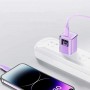 Мережевий зарядний пристрій ACEFAST A53 Sparkling series PD30W GaN (USB-C) charger Alfalfa Purple (AFA53AP)