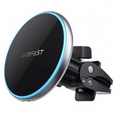 Тримач для мобiльного з БЗП ACEFAST D3 magnetic wireless charging car holder Silver (AFD3S)