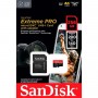 microSDXC (UHS-1 U3) SanDisk Extreme Pro A2 256Gb class 10 V30 (R200MB/s,W140MB/s) (adapter) (SDSQXCD-256G-GN6MA)