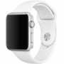 Силиконовый спортивный ремешок STR Sport Band для Apple Watch 49/42/44/45 mm (S/M) - White