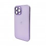 Чохол для смартфона AG Glass Matt Frame Color Logo for Apple iPhone 13 Pro Max Light Purple (AGMattFrameiP13PMLPurple)