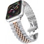 Металлический ремешок STR 5-Bead Rolex Metal Band for Apple Watch 49/42/44/45 mm - Black