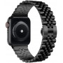 Металлический ремешок STR 5-Bead Rolex Metal Band for Apple Watch 49/42/44/45 mm - Black