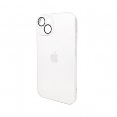 Чохол для смартфона AG Glass Matt Frame Color Logo for Apple iPhone 15 Pearly White (AGMattFrameiP15White)