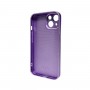 Чохол для смартфона AG Glass Matt Frame Color Logo for Apple iPhone 15 Light Purple (AGMattFrameiP15LPurple)